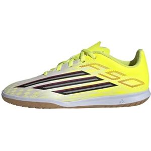 adidas Unisex Kids F50 Club Indoor Football Shoes Kids, Team Solar Yellow 2/core Black/Lucid red, 5 UK adidas Unisex Kids F50 Club Indoor Football Shoes Kids, Team Solar Yellow 2/core Black/Lucid red, 5 UK