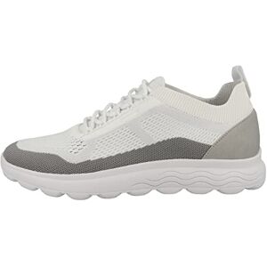 Geox Men's U Spherica A Trainers, White Light Grey, 46 EU Schmal Geox Men's U Spherica A Trainers, White Light Grey, 46 EU Schmal