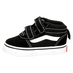 Vans Baby's Black/White Ward Mid V Trainers - Sports Shoes Vans Baby's Black/White Ward Mid V Trainers - Sports Shoes