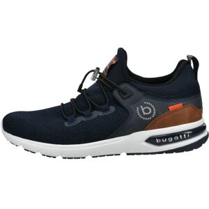 bugatti Men's Sporty sneaker with memory foam in a sporty design, elastic laces, breathable, Dark Blue, 9.5 UK bugatti Men's Sporty sneaker with memory foam in a sporty design, elastic laces, breathable, Dark Blue, 9.5 UK