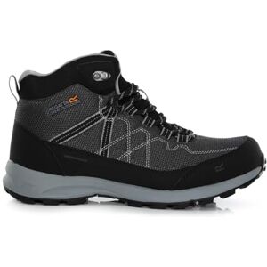 Regatta Mens Lite Waterproof And Breathable Walking Boots Black/Dark Steel 7 UK Regatta Mens Lite Waterproof And Breathable Walking Boots Black/Dark Steel 7 UK