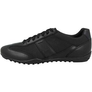 Geox Mens U Wells Sneakers, Black, 8 UK Geox Mens U Wells Sneakers, Black, 8 UK