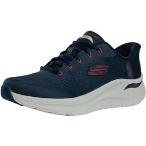 Skechers Men's Arch Fit 2.0 Lestur Sneaker, Navy Mesh/Synthetic/Red Trim, 10.5 UK Skechers Men's Arch Fit 2.0 Lestur Sneaker, Navy Mesh/Synthetic/Red Trim, 10.5 UK