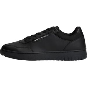 Tommy Hilfiger Men’s Basket Core Low Top Cupsole Trainers, Black (Black), 6.5 Tommy Hilfiger Men’s Basket Core Low Top Cupsole Trainers, Black (Black), 6.5