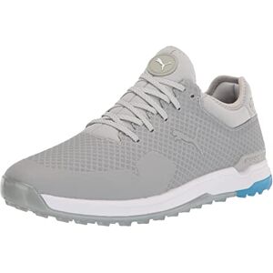 Puma GOLF Men's Proadapt Alphacat Golf Shoe, High Rise/ Silver/Ibiza Blue, 9.5 UK Puma GOLF Men's Proadapt Alphacat Golf Shoe, High Rise/ Silver/Ibiza Blue, 9.5 UK