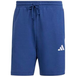 adidas Men's Essential Three Stripes French Terry Short, Dark Blue/White, XS adidas Men's Essential Three Stripes French Terry Short, Dark Blue/White, XS