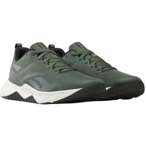 Reebok Men's NFX Trainer Trainers, GRIT Green/Black/Chalk, 47 EU, Grit Green Black Chalk, 12.5 UK Reebok Men's NFX Trainer Trainers, GRIT Green/Black/Chalk, 47 EU, Grit Green Black Chalk, 12.5 UK