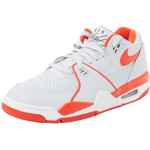 Nike Men's AIR Flight '89 Low Sneaker, Pure Platinum Picante Red White, 6.5 UK Nike Men's AIR Flight '89 Low Sneaker, Pure Platinum Picante Red White, 6.5 UK