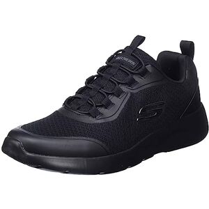 Skechers Men's Dynamight 2.0 Setner Sneaker, Black Mesh/Synthetic/Black Trim, 6 UK Skechers Men's Dynamight 2.0 Setner Sneaker, Black Mesh/Synthetic/Black Trim, 6 UK