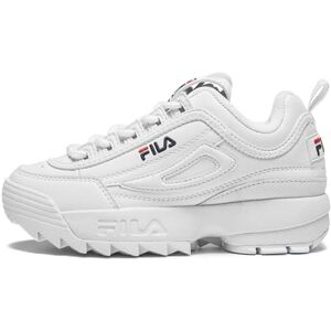 Fila Unisex Kids Disruptor Sneaker, White, 3 UK Fila Unisex Kids Disruptor Sneaker, White, 3 UK