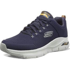 Skechers Men's Arch Fit Titan Sneaker, Navy Textile/Trim, 8 UK Skechers Men's Arch Fit Titan Sneaker, Navy Textile/Trim, 8 UK