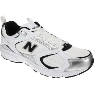 Balance Men's 408 Sneaker, White-Silver-Black, 6.5 UK Balance Men's 408 Sneaker, White-Silver-Black, 6.5 UK