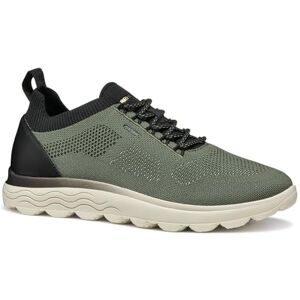 Geox Men's U SPHERICA E Sneaker, Dk Green/Black, 6.5 UK Geox Men's U SPHERICA E Sneaker, Dk Green/Black, 6.5 UK