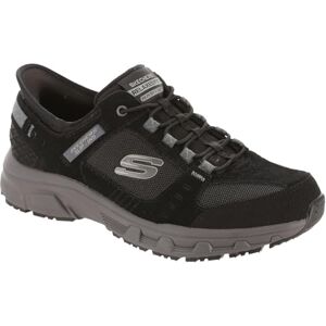 Skechers Men's Oak Canyon Consistent Winner Trekking Low Cut Shoes, Black Leather/Textile/Synthetic/Charcoal Trim, 7.5 UK Skechers Men's Oak Canyon Consistent Winner Trekking Low Cut Shoes, Black Leather/Textile/Synthetic/Charcoal Trim, 7.5 UK