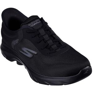Skechers Men's Go Walk 7 Valin Slip-On Sneakers, Black Textile/Synthetic, 8.5 UK Skechers Men's Go Walk 7 Valin Slip-On Sneakers, Black Textile/Synthetic, 8.5 UK