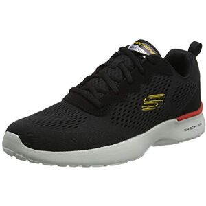 Skechers Men's Skech-AIR Dynamight Tuned UP Walking Shoe, Black Engineered Mesh/Pu/Gray Trim, 9 UK Skechers Men's Skech-AIR Dynamight Tuned UP Walking Shoe, Black Engineered Mesh/Pu/Gray Trim, 9 UK