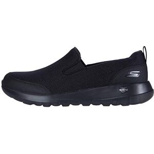 Skechers Men's Go Max Clinched-Athletic Mesh Double Gore Slip on Walking Shoe Sneaker, Black Textile/Black Trim, 7.5 UK Skechers Men's Go Max Clinched-Athletic Mesh Double Gore Slip on Walking Shoe Sneaker, Black Textile/Black Trim, 7.5 UK