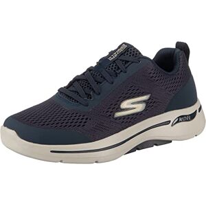 Skechers Men's Go Walk Arch Fit Idyllic Sneaker,Navy Textile/Synthetic/Gold Trim,13 UK Skechers Men's Go Walk Arch Fit Idyllic Sneaker,Navy Textile/Synthetic/Gold Trim,13 UK