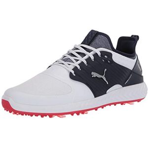 Puma Men's Ignite Pwradapt Caged Golf Shoes, White Silver Peacoat, 7.5 UK Puma Men's Ignite Pwradapt Caged Golf Shoes, White Silver Peacoat, 7.5 UK