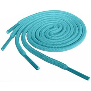 Lacestar Round Cord Shoe Laces Coloured Trainers Hi-Tops Football Boots Laces Shoelaces New Suitable For All Brands Including Nike Adidas Converse Puma Vans Reebok Dr Martens Adults Or Kids (150cm, Mint Blue)