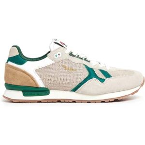 Pepe Jeans Men's Brit Retro M Sneaker, Beige (Ecru White), 11 UK Pepe Jeans Men's Brit Retro M Sneaker, Beige (Ecru White), 11 UK