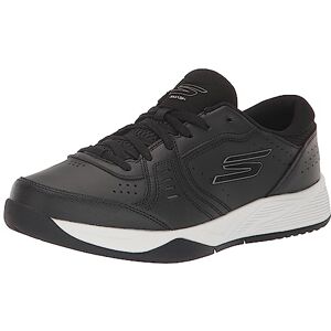 Skechers Men's Viper Court Smash-Athletic Indoor Outdoor Pickleball Shoes Relaxed Fit Sneakers, Black/White, 10 Skechers Men's Viper Court Smash-Athletic Indoor Outdoor Pickleball Shoes Relaxed Fit Sneakers, Black/White, 10