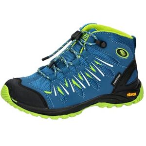 Brütting Girls Expedition Kids High Cross Running Shoe, Petrol Lemon, 12.5 UK Child Brütting Girls Expedition Kids High Cross Running Shoe, Petrol Lemon, 12.5 UK Child
