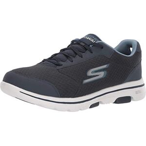 Skechers Men's GO Walk 5 Qualify Trainers, Navy Textile/Synthetic/Trim, 9/9.5 UK Skechers Men's GO Walk 5 Qualify Trainers, Navy Textile/Synthetic/Trim, 9/9.5 UK