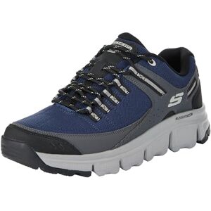 Skechers Men's Summits at Upper Draft Sneaker, Navy Synthetic/Mesh/Gray Trim, 9.5 UK Skechers Men's Summits at Upper Draft Sneaker, Navy Synthetic/Mesh/Gray Trim, 9.5 UK