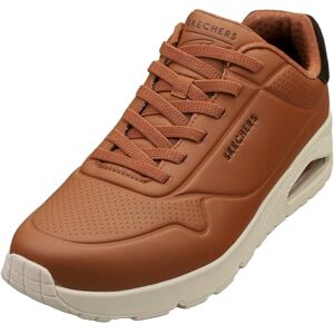 Skechers Men's Uno Harry Kane Air Sneaker, Brown Duraleather/Brown Suede, 8.5 UK Skechers Men's Uno Harry Kane Air Sneaker, Brown Duraleather/Brown Suede, 8.5 UK
