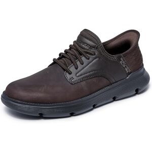 Skechers Mens Garza Gervin Trainers Chocolate UK 6.5 Skechers Mens Garza Gervin Trainers Chocolate UK 6.5