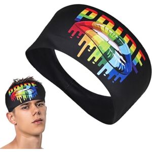 Generic Workout Headbands for Men,Moisture Wicking Sports Headband with Creative Design Athletic Headband Breathable Sweat Bands for Men Women