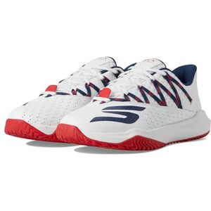 Skechers Performance Men's Viper Court Rally Pickleball Sneaker, White/Navy/Red, 8 UK Skechers Performance Men's Viper Court Rally Pickleball Sneaker, White/Navy/Red, 8 UK