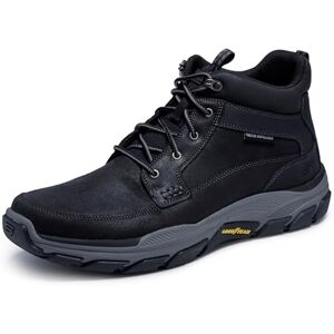 Skechers Mens Respected Boswell Hiking Boot, Black, 9.5 UK Skechers Mens Respected Boswell Hiking Boot, Black, 9.5 UK