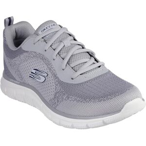 Skechers Men's Track Glendor Sneaker, Gray Knit/Pu, 8.5 UK Skechers Men's Track Glendor Sneaker, Gray Knit/Pu, 8.5 UK