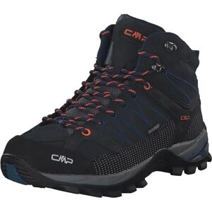 CMP Rigel Mid Trekking Shoes Wp B.Blue-Flash Orange UK 12 CMP Rigel Mid Trekking Shoes Wp B.Blue-Flash Orange UK 12