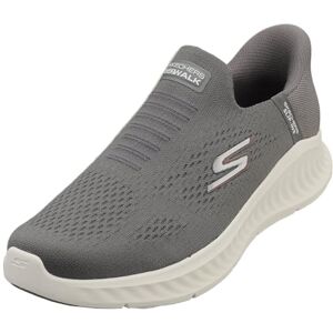 Skechers Men's Go Walk Now Sauntered Slip-On Sneakers, Charcoal Textile/Synthetic, 8.5 UK Skechers Men's Go Walk Now Sauntered Slip-On Sneakers, Charcoal Textile/Synthetic, 8.5 UK