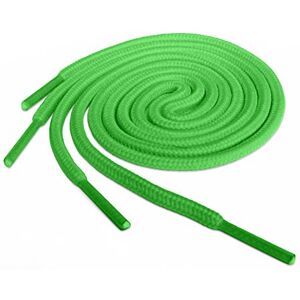 Lacestar Round Cord Shoe Laces Coloured Trainers Hi-Tops Football Boots Laces Shoelaces New Suitable For All Brands Including Nike Adidas Converse Puma Vans Reebok Dr Martens Adults Or Kids (150cm, Classic Green)