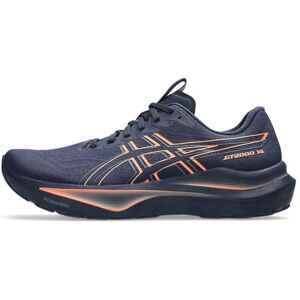 ASICS Men's GT-2000 14 Sneaker, Midnight Vivid Coral, 6.5 UK ASICS Men's GT-2000 14 Sneaker, Midnight Vivid Coral, 6.5 UK
