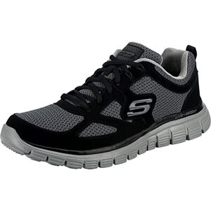 Skechers Burns Agoura, Men's Low-Top Sneakers, Black Grey, 9.5 UK Skechers Burns Agoura, Men's Low-Top Sneakers, Black Grey, 9.5 UK