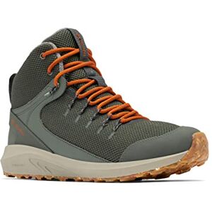 Columbia TRAILSTORM MID WATERPROOF OMNI HEAT Waterproof Men's Mid Rise Trekking And Hiking Boots, Green (Gravel x Warm Copper), 6 UK Columbia TRAILSTORM MID WATERPROOF OMNI HEAT Waterproof Men's Mid Rise Trekking And Hiking Boots, Green (Gravel x Warm Copper), 6 UK