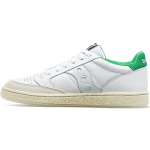 Saucony Unisex Jazz Court Sneaker Trainer Shoe, White-Green, 6 Saucony Unisex Jazz Court Sneaker Trainer Shoe, White-Green, 6