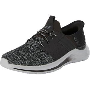 Skechers Men's Garner-Newick 210803 Slip-On, Black Textile/Synthetic, 8.5 UK Skechers Men's Garner-Newick 210803 Slip-On, Black Textile/Synthetic, 8.5 UK