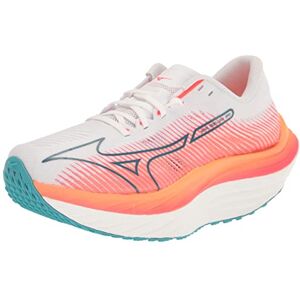 Mizuno Men's Wave Rebellion Pro Running Shoe, White/Silver, 12 Mizuno Men's Wave Rebellion Pro Running Shoe, White/Silver, 12