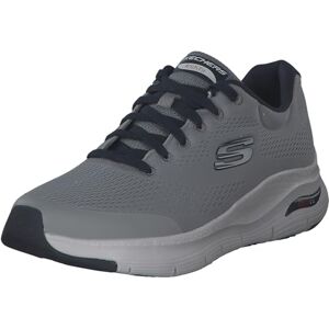 Skechers Men's Arch Fit Sneaker,Gray Textile/Synthetic/Navy Trim,8.5 UK Skechers Men's Arch Fit Sneaker,Gray Textile/Synthetic/Navy Trim,8.5 UK