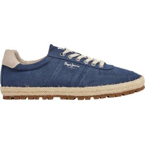 Pepe Jeans Men's Drenan Sporty Sneaker, Blue (Washed Navy Blue), 10 UK Pepe Jeans Men's Drenan Sporty Sneaker, Blue (Washed Navy Blue), 10 UK