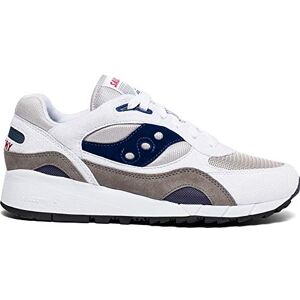 Saucony Men's Shadow 6000 ESS U Sneaker, White/Grey/Navy, 3 UK Saucony Men's Shadow 6000 ESS U Sneaker, White/Grey/Navy, 3 UK