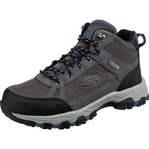 Skechers Men's SELMEN MELANO Hiking Boot, Gray Leather W/Synthetic & Mesh, 7 UK Skechers Men's SELMEN MELANO Hiking Boot, Gray Leather W/Synthetic & Mesh, 7 UK