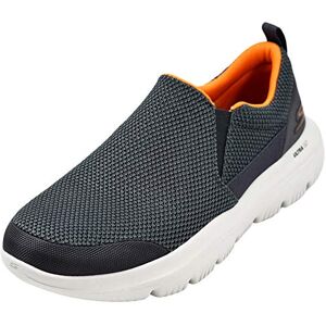 Skechers Men's Go Walk Evolution Ultra Impeccable Sneaker, Charcoal/Orange, 8.5 UK Skechers Men's Go Walk Evolution Ultra Impeccable Sneaker, Charcoal/Orange, 8.5 UK