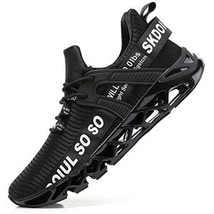 TSIODFO Men's Sneakers Sport Running Athletic Tennis Walking Shoes Black Size: 9.5 TSIODFO Men's Sneakers Sport Running Athletic Tennis Walking Shoes Black Size: 9.5